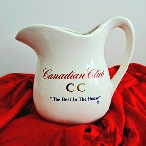 Vintage Barware Canadian Club Whiskey Pitcher